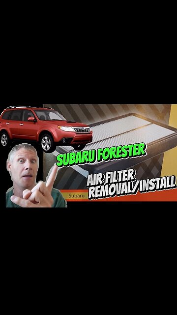 Subaru forester HOW TO: Engine filter change/ complete job