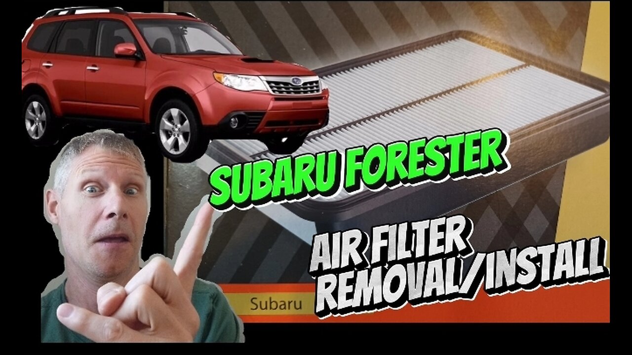 Subaru forester HOW TO: Engine filter change/ complete job