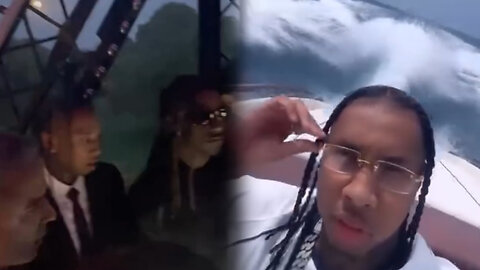 Tyga before & after altercation with Travis Scott