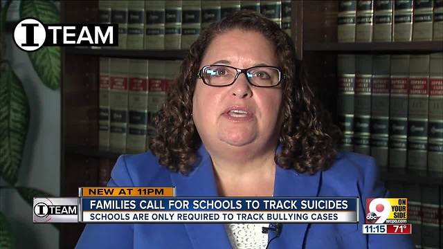 Families call for schools to track student suicides