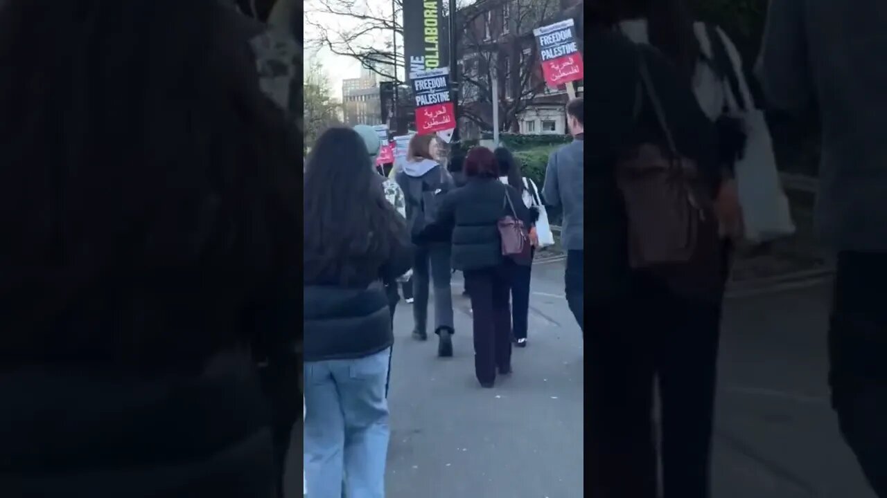 Pro-Palestinian protest at Leeds University (Nov 24th 2023) #leeds #LeedsUniversity