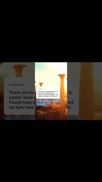 Comments like these ❤️