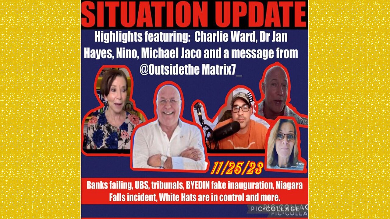 ALL STAR HIGHLIGHTS 11/25/23 - Charlie Ward Q&A, Tribunals Byedin Fake Inauguration,Illegal Migrants