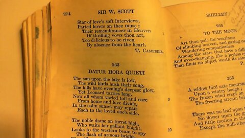 Datur Hora Quieti - Sir W. Scott