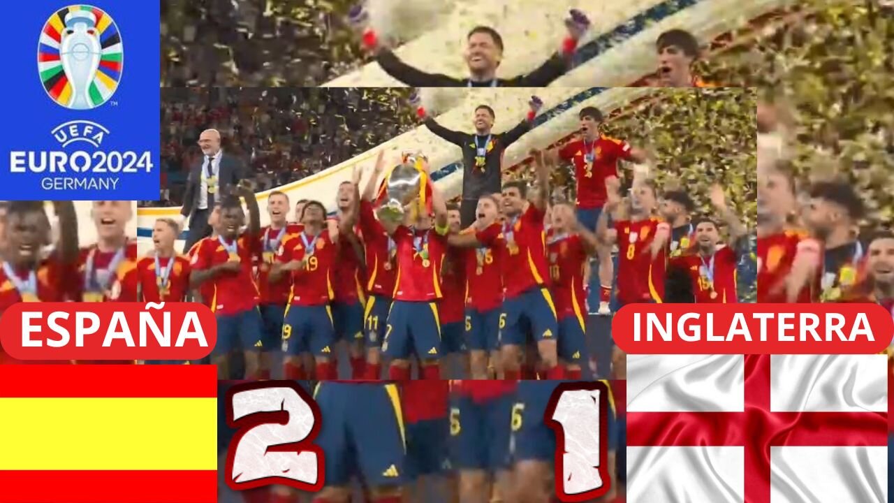 Eurocopa 2024-Final-España 2 vs. Inglaterra 1