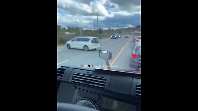 Confused Driver In Vaughan Ontario