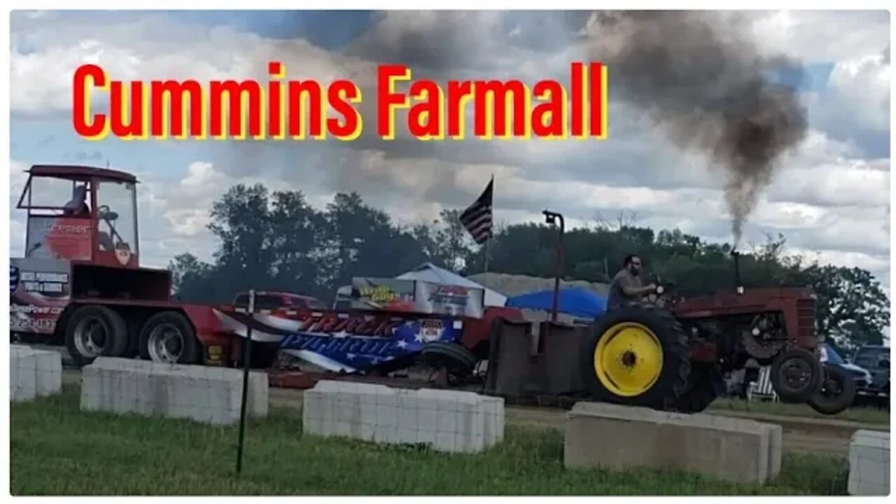 4bt Cummins Farmall M SledPulling Montmomery MN July 24th 2022