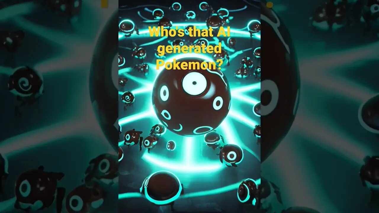 AI generated Unown #whosthatpokemon #pokemon