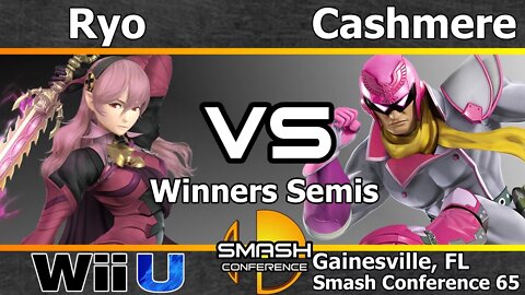 Ryo (Corrin & Roy) vs. Cashmere (C. Falcon) - Winners Semis - SC65