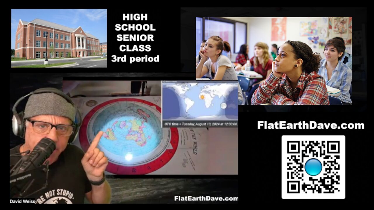 High School Senior Class 3rd period - Flat Earth Lesson