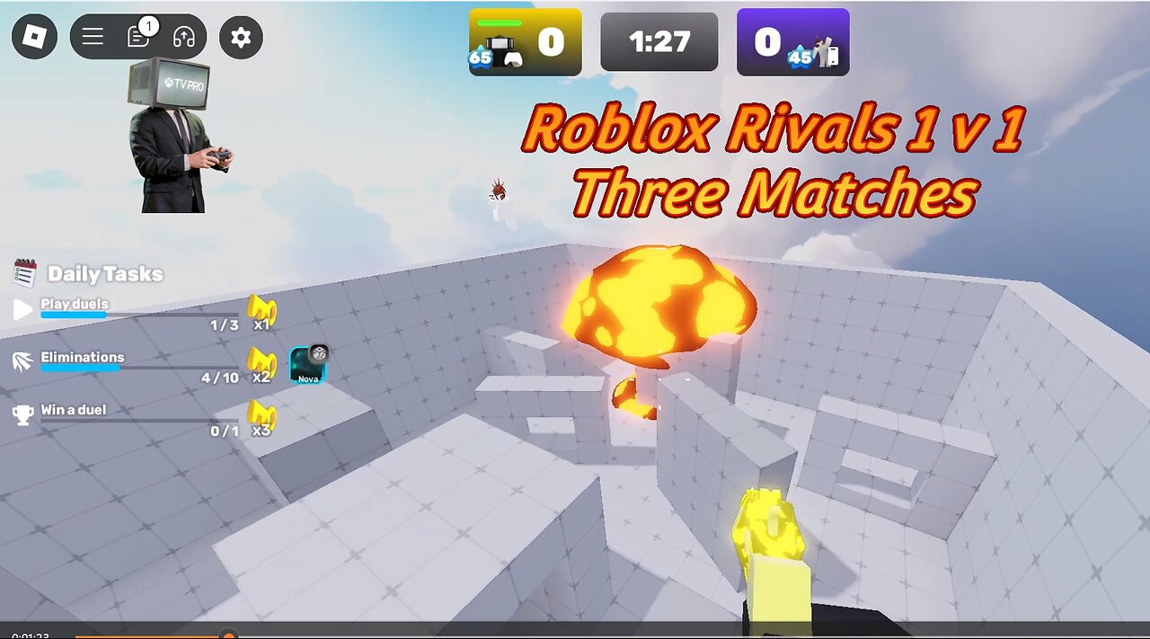 Roblox Rivals 1 v 1 Three Matches