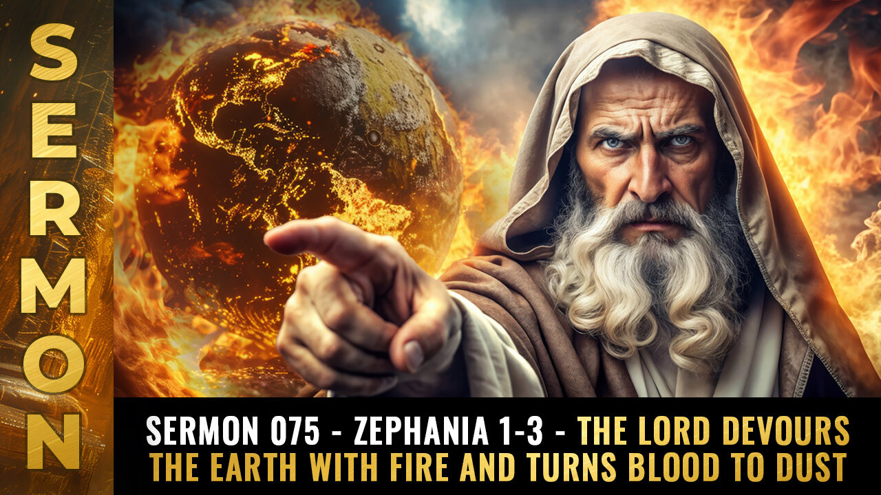 Sermon #075 - Zephania 1-3 - The Lord DEVOURS the Earth with fire and turns BLOOD to DUST