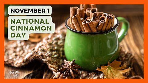 NATIONAL CINNAMON DAY - November 1