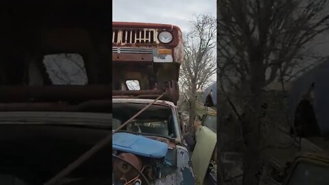 International Scout Mail Carrier? Interesting junkyard find. #justdriveit #internationalscout