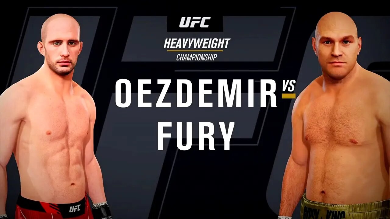 EA Sports UFC 4 Gameplay Tyson Fury vs Volkan Oezdemir