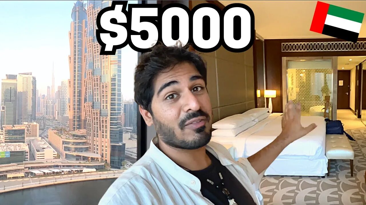 $5000 Dubai Hotel Room Tour 🇦🇪 (I can't afford this)