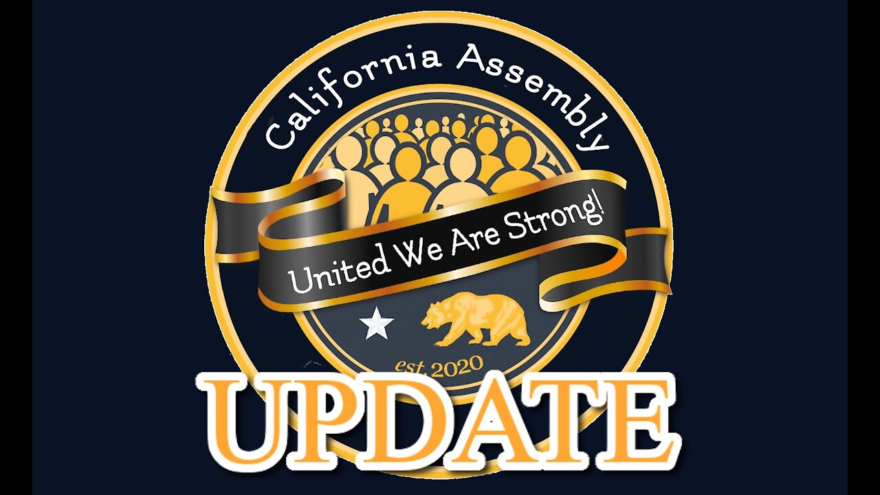 California Assembly Update Oct 23'20