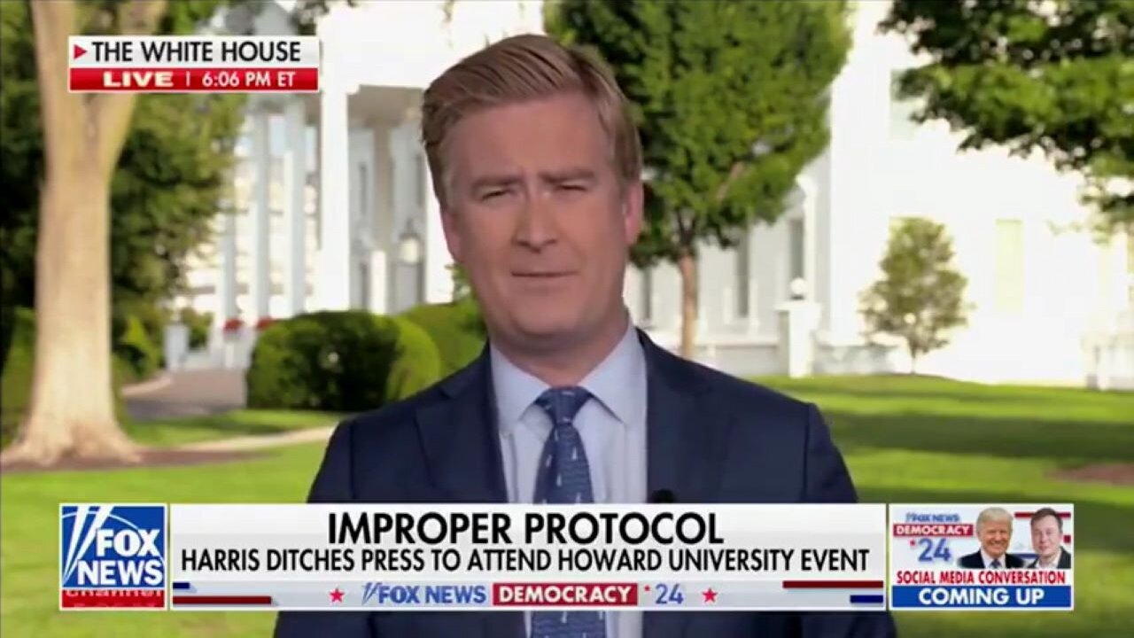 What Is Harris Hiding? Peter Doocy Busts Kamala For Ditching The Press Pool