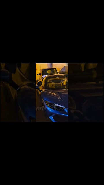 🔋🪫🔥 Ferrari 296 GTS Blue Corsa also looks good in the night? #ferrari #296gts #296 #ferrari296gts #b