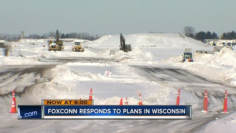 Foxconn pushes back on reports about commitment to Wis.