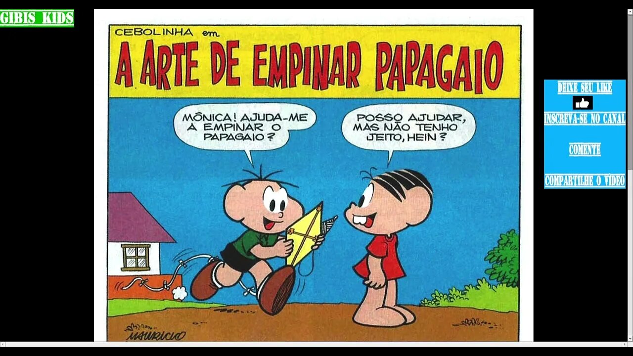 Cebolinha Em A Arte De Empinar Papagaio