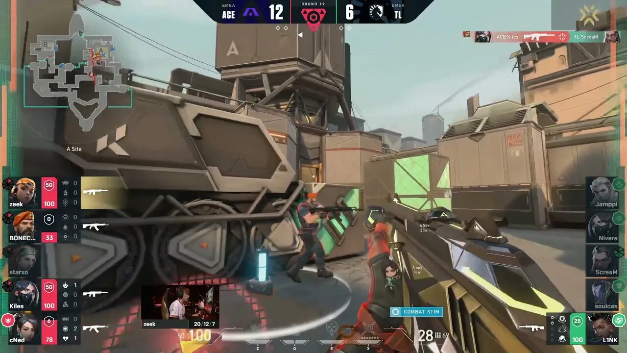 Acend wins the first map of the semi final!