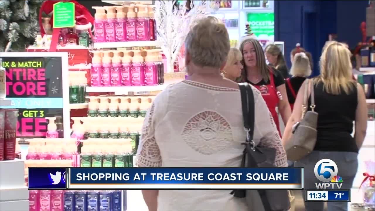 Holiday shoppers search for deals at Treasure Coast Square