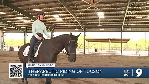 Children living with disabilities learn horsemanship at TROT summer camp