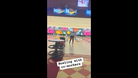 Bowling with co-workers