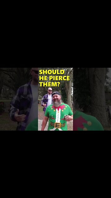 Piercing nipples for charity