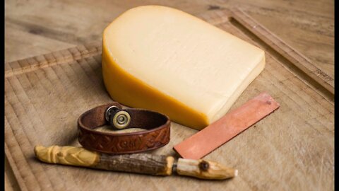 How to wax leather with a cheese wedge!