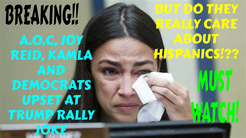 KAMALA, MSNBC, AOC DEMOCRATS UPSET OVER JOKE AT TRUMP RALLY BUT IGNORE THOSUANDS OF MISSING CHILDREN