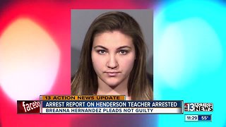 Arrest report released for Henderson teacher