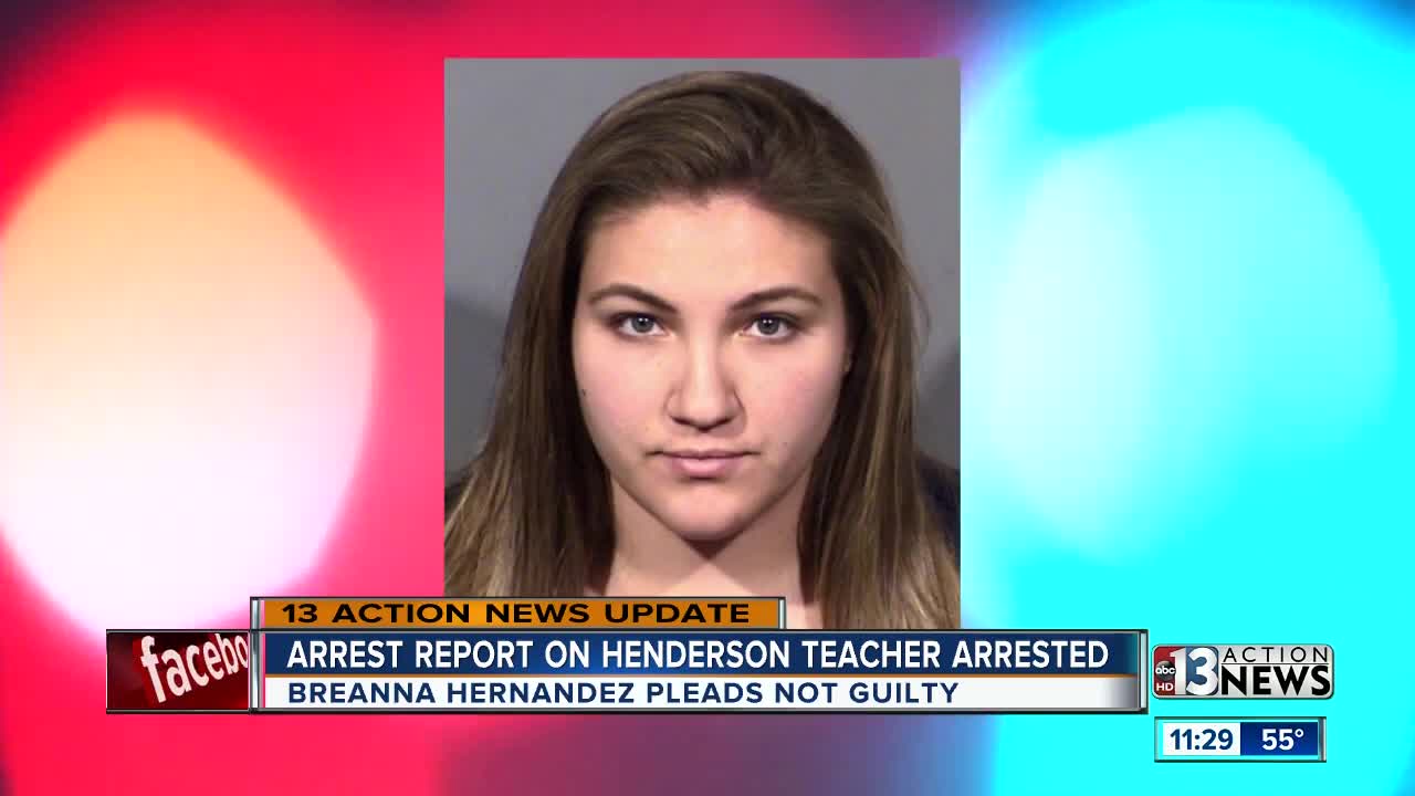 Arrest report released for Henderson teacher