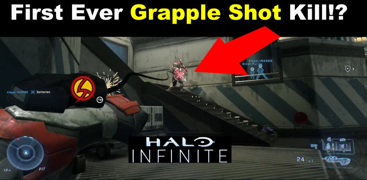 Getting a Kill With The Grapple Shot - Halo Infinite 2nd Beta | Showcase