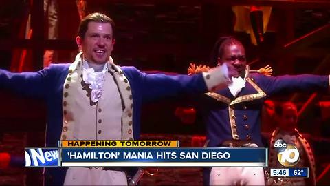 'Hamilton' mania reaches San Diego