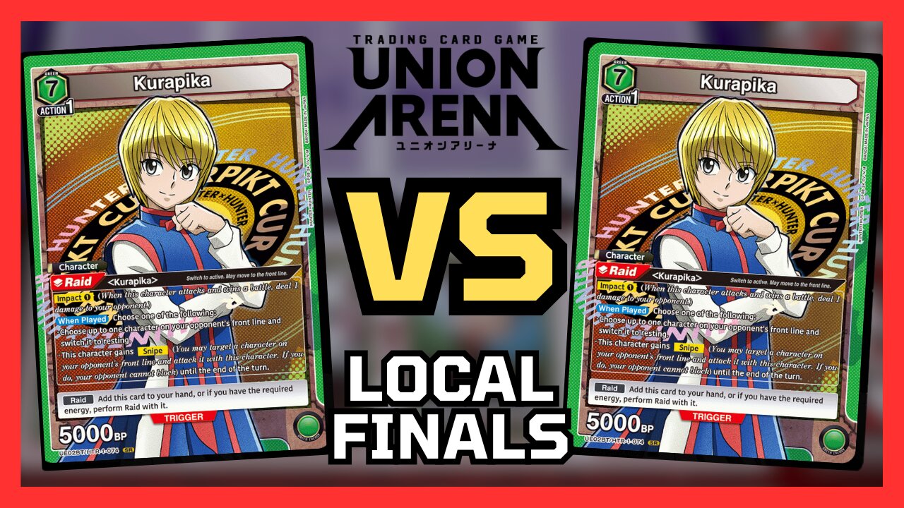 Union Arena Gameplay - Local Finals - Green HxH Kurapika VS Green HxH Kurapika (English)