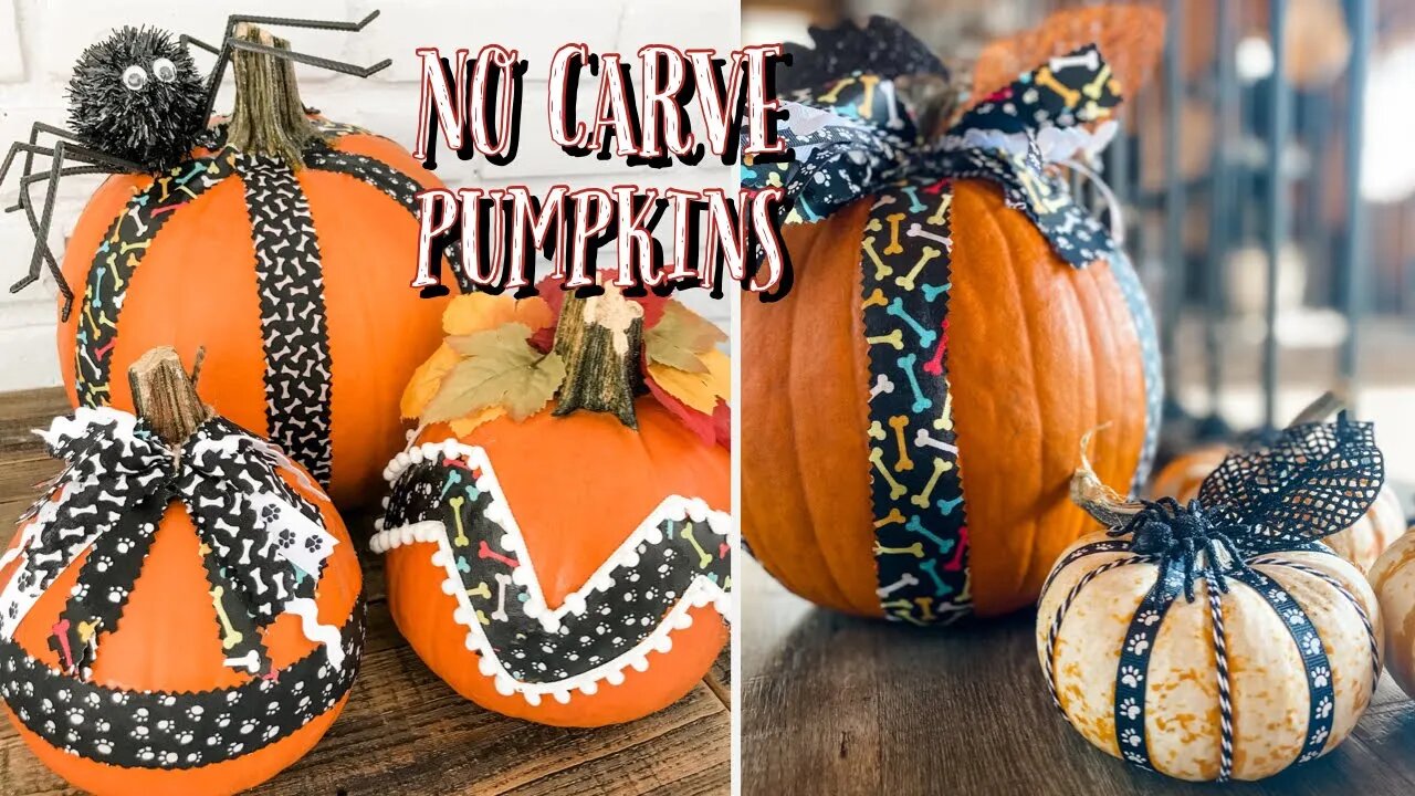 No Carve Pumpkins for Howl-oween