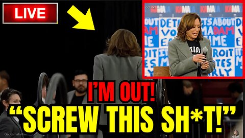 Kamala Gets Her MIC CUT 'MID-RALLY' After Jaw-Dropping 2024 Election MISTAKE!