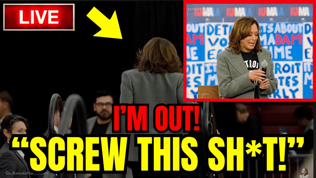 Kamala Gets Her MIC CUT 'MID-RALLY' After Jaw-Dropping 2024 Election MISTAKE!