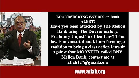 Join Class Action Suit Against BLOODSUCKING BNY Mellon Bank