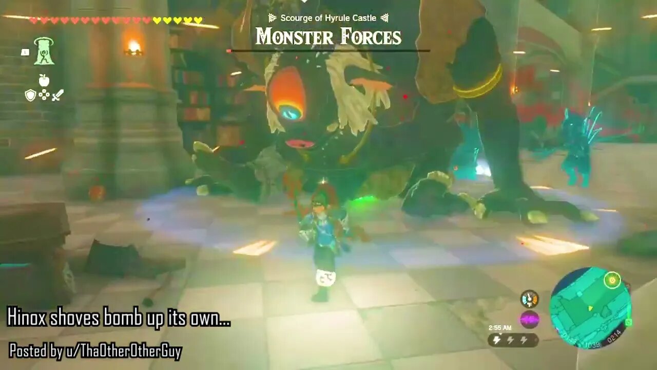 Hinox instantly regrets sitting on this😲🍆