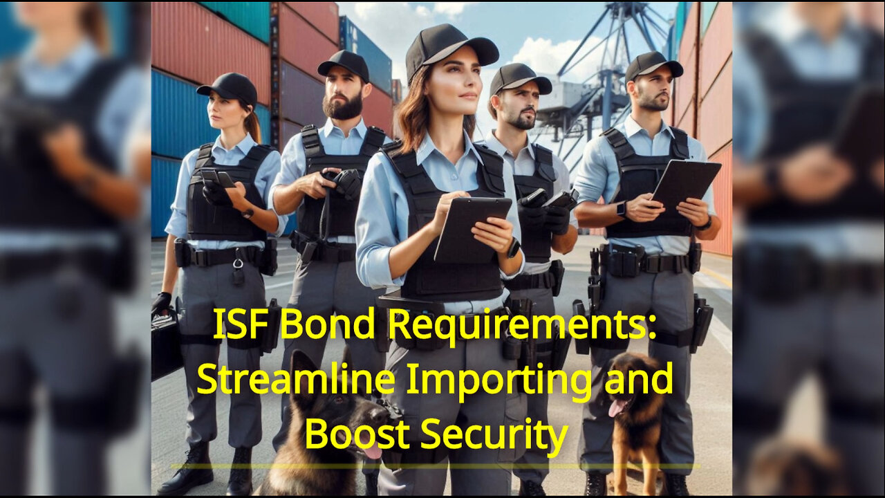 Streamline Your Customs Clearance with an ISF Bond: Everything You Need to Know