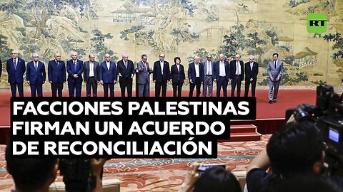 "Histórico": Facciones palestinas firman un acuerdo de reconciliación para formar un gobierno unido