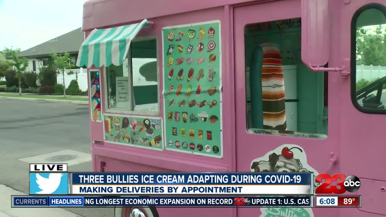 Local ice cream truck adjusting the way they operate