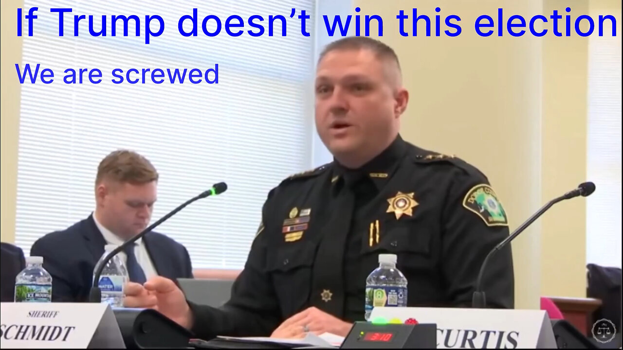 Wisconsin Sheriff “If Trump does not win this election, we are screwed”