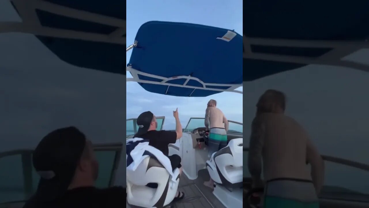 Not the brightest backflip off a boat 🛥️ Shop our clothing line out now! 🌴 link in bio. #boating