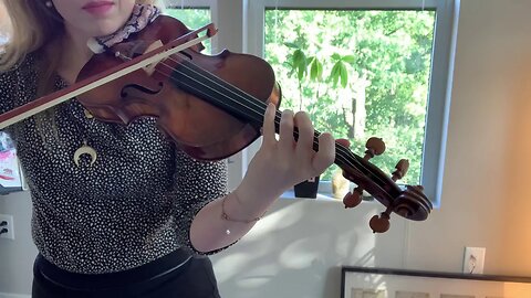 C Major Scale Violin Tutorial