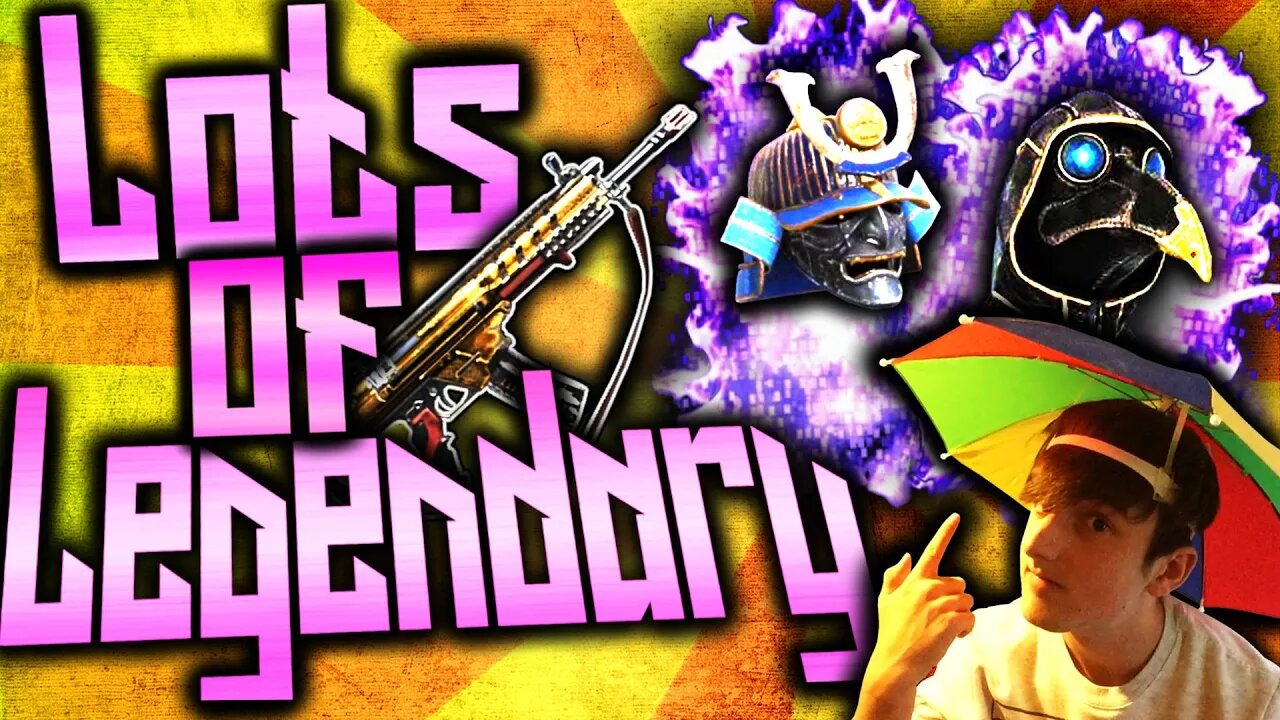 LEGENDARY POPPING! Insanely Lucky "Legendary Supply Drops" Umbrella-Hat Lucky Charm! (COD:AW)