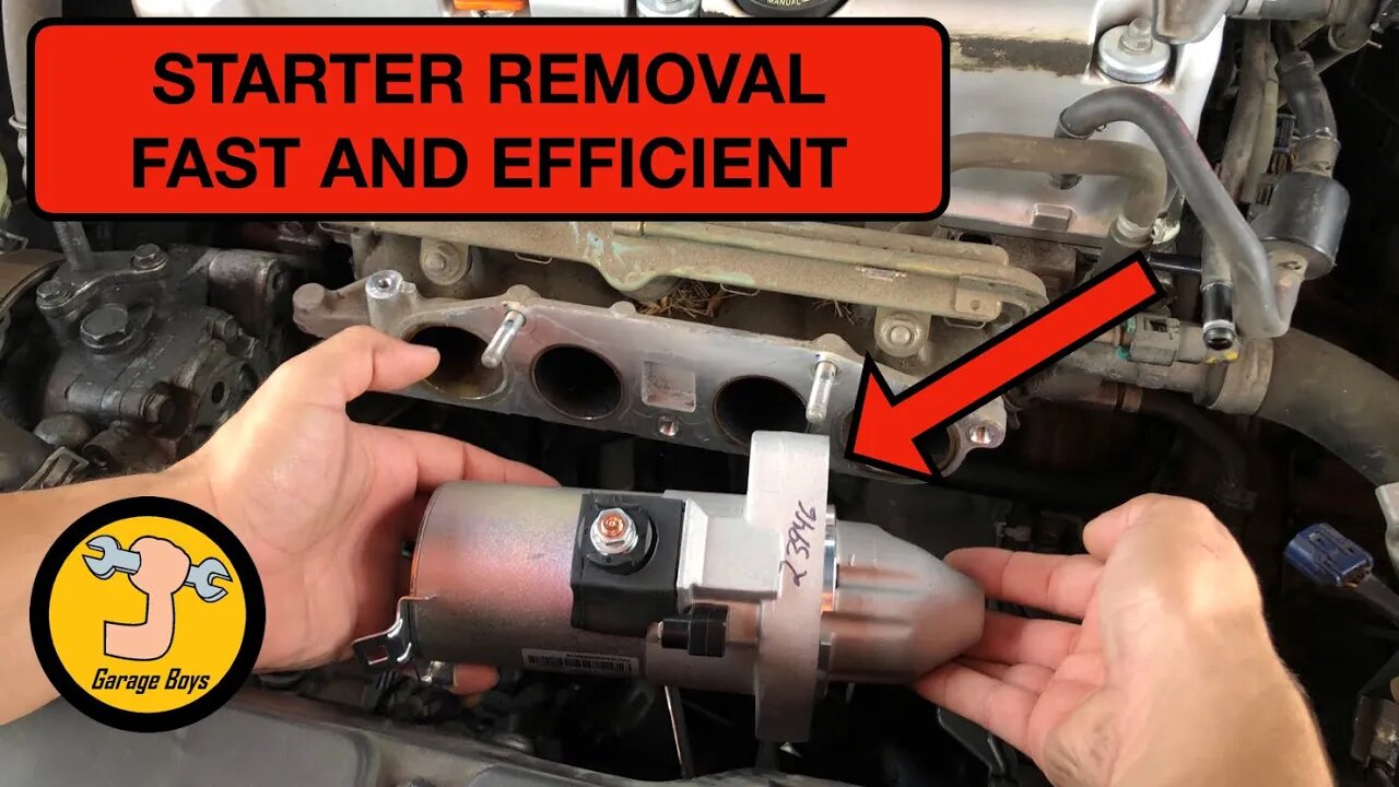 How To Remove Starter On Honda CRV 02-06